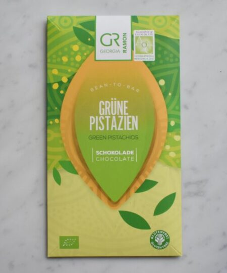Georgia Ramon Cioccolato bianco 35% con pistacchi