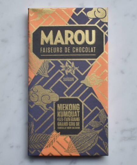 Marou Vietnam Tien Giang Mekong fondente 68% con  kumquat