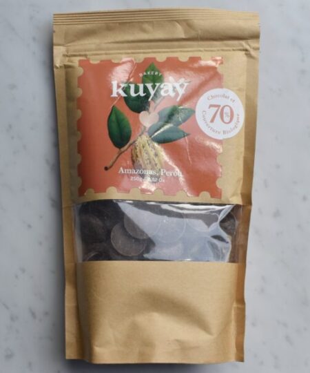Kuyay Pastiglie cioccolato fondente da copertura Perù Amazonas Bagua Grande Jahuanga 70%