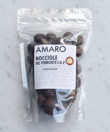 Colzani / Amaro Nocciole del Piemonte I.G.P. ricoperte di cioccolato fondente