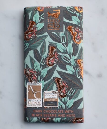 Theo & Philo fondente 65% con sesamo nero, anacardi & pili nuts