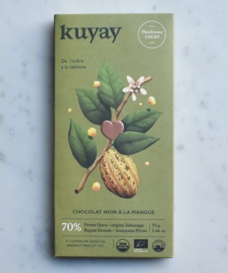 Kuyay Perù Amazonas Bagua Grande Jahuanga fondente 70% con mango