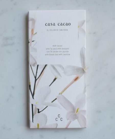 Casa cacao Ecuador Hacienda Victoria cioccolato fondente con tè verde al gelsomino