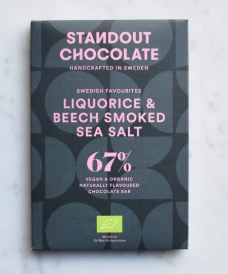 Standout Repubblica dominicana fondente 67% con liquirizia e sale marino affumicato