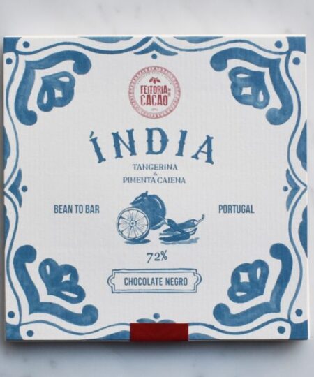 Feitoria do cacao India con mandarino e pepe di Caienna 72%