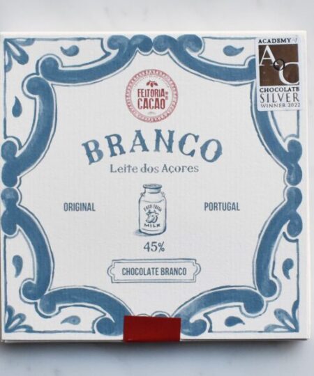 Feitoria do cacao cioccolato bianco con latte delle Azzorre