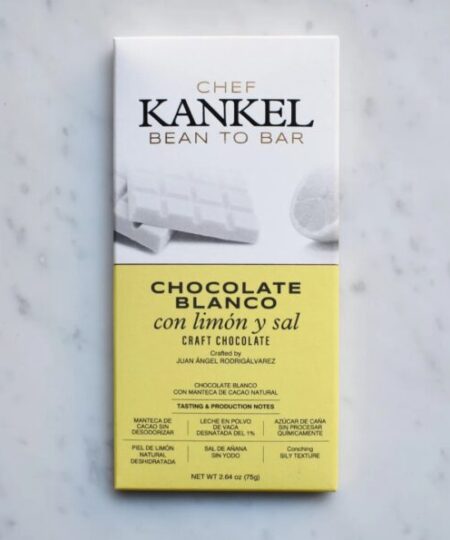 Kankel Cioccolato bianco con limone e sale di Añana