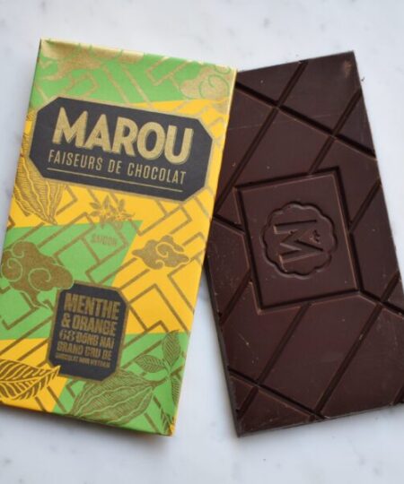 Marou Vietnam Dong Nai fondente 68% con menta e arancia
