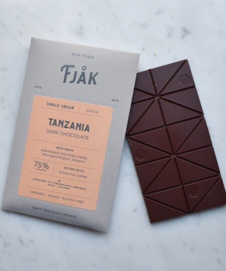 FJÅK Tanzania Kokoa Kamili Kilombero Valley cioccolato fondente 75%