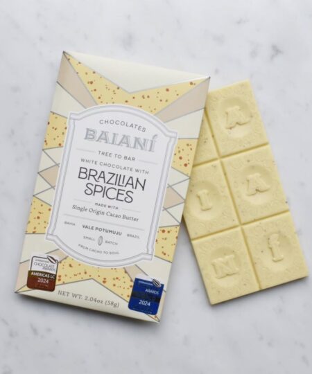 Baianì chocolates Brasile cioccolato bianco 33% con spezie brasiliane
