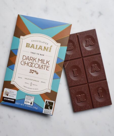 Baianì chocolates Brasile cioccolato al latte 57%