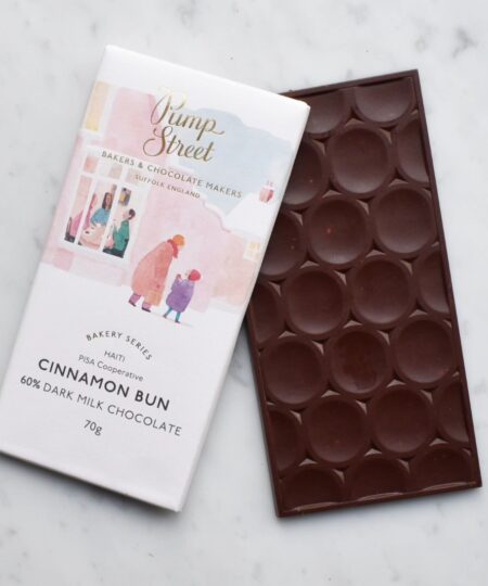 Pump street Haiti cioccolato al latte 60% con cinnamon bun