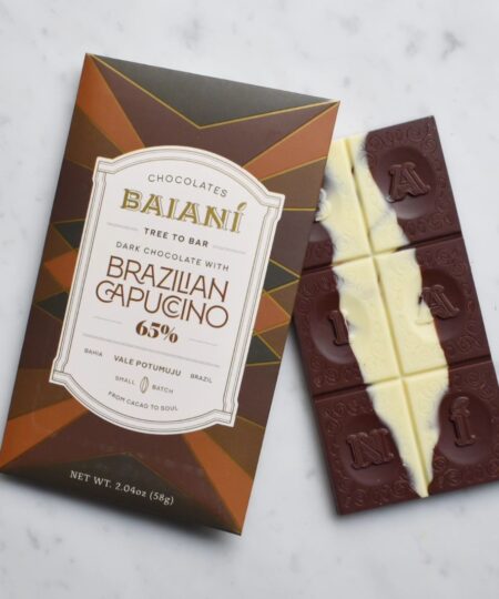 Baianì chocolates Brasile cioccolato fondente 65% e bianco con caffè