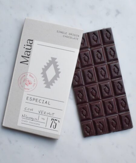 Maüa Nicaragua Waslala cioccolato fondente 75% con vermouth