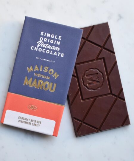 Marou Vietnam fondente 65% con zenzero candito