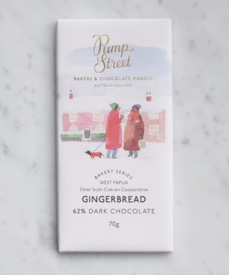 Pump Street Papua occidentale fondente 62% con pan di zenzero - Limited edition