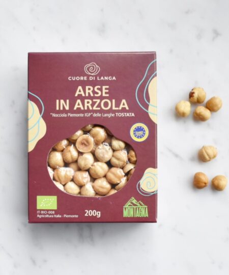 Cuore di Langa Nocciole Piemonte IGP delle Langhe tostate Arse in Arzola